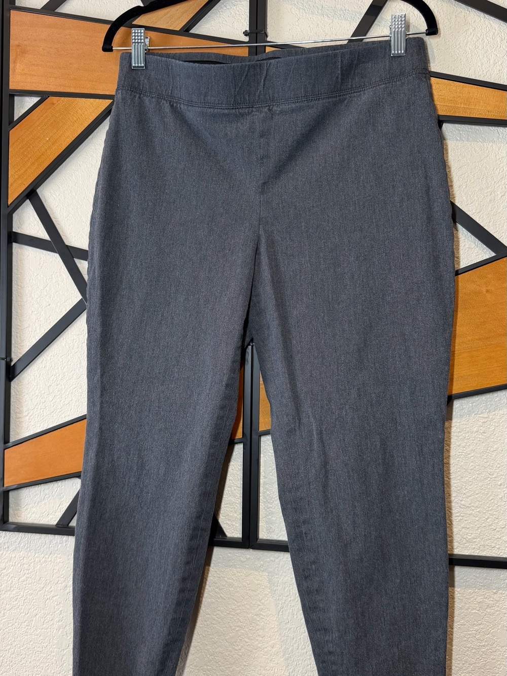 Talbots Charcoal Skinny Ponte Pull-On Pants